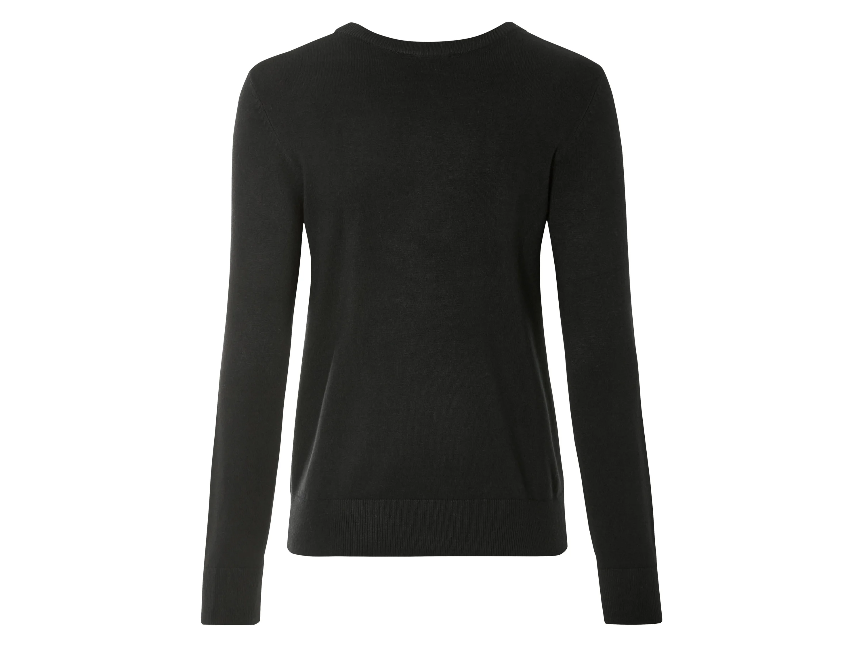 ESMARA® Damen Pullover Feinstrick (Schwarz, XL (48/50)) – Bild 3 von 3