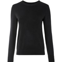 ESMARA® Damen Pullover Feinstrick (Schwarz, M (40/42))