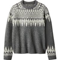 ESMARA® Damen Pullover Grobstrick (Grau, S(36/38))