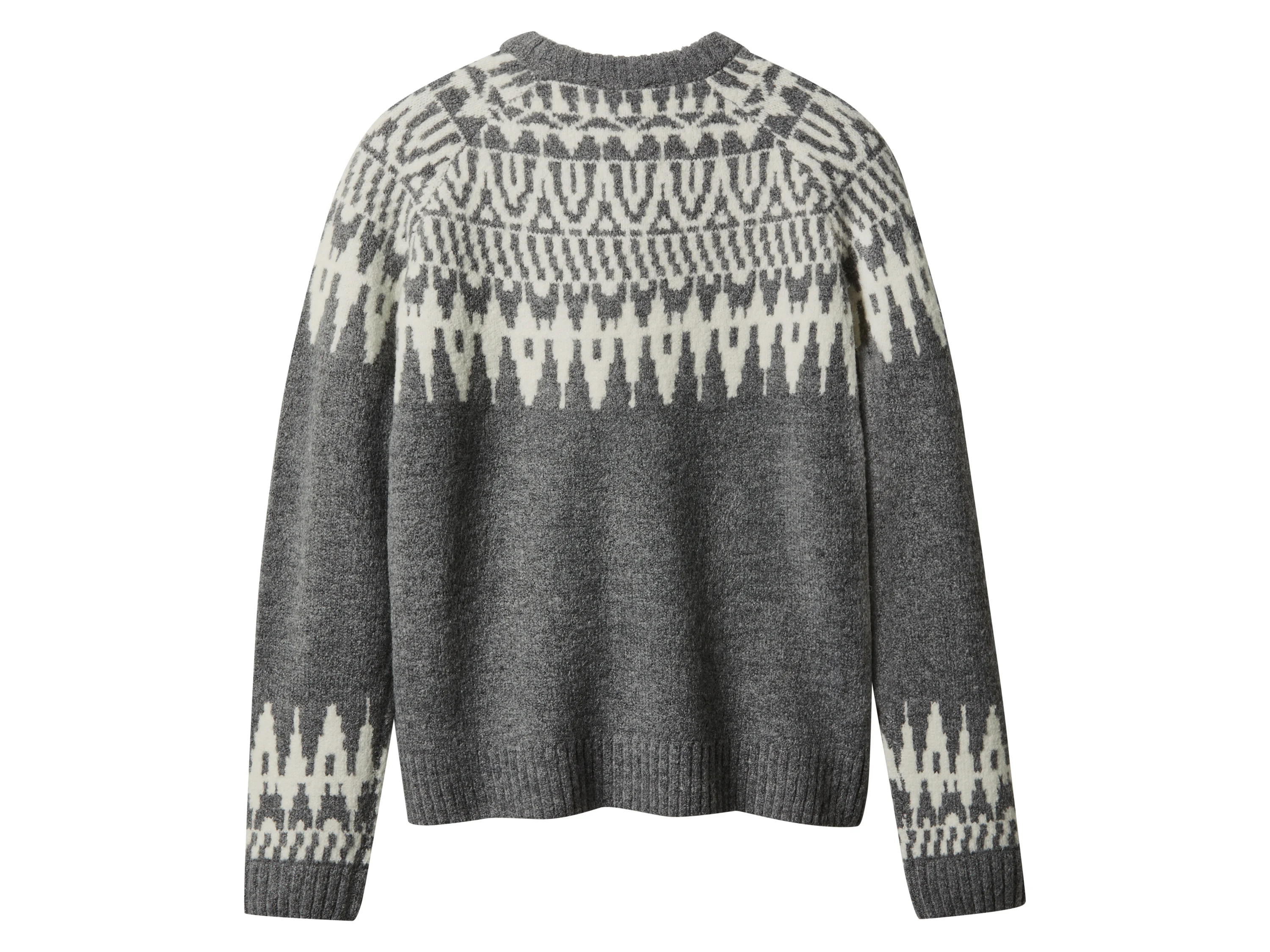 ESMARA® Damen Pullover Grobstrick (Grau, M(40/42)) – Bild 3 von 3