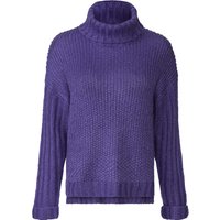 ESMARA® Damen Pullover Grobstrick (Lila, L(44/46))