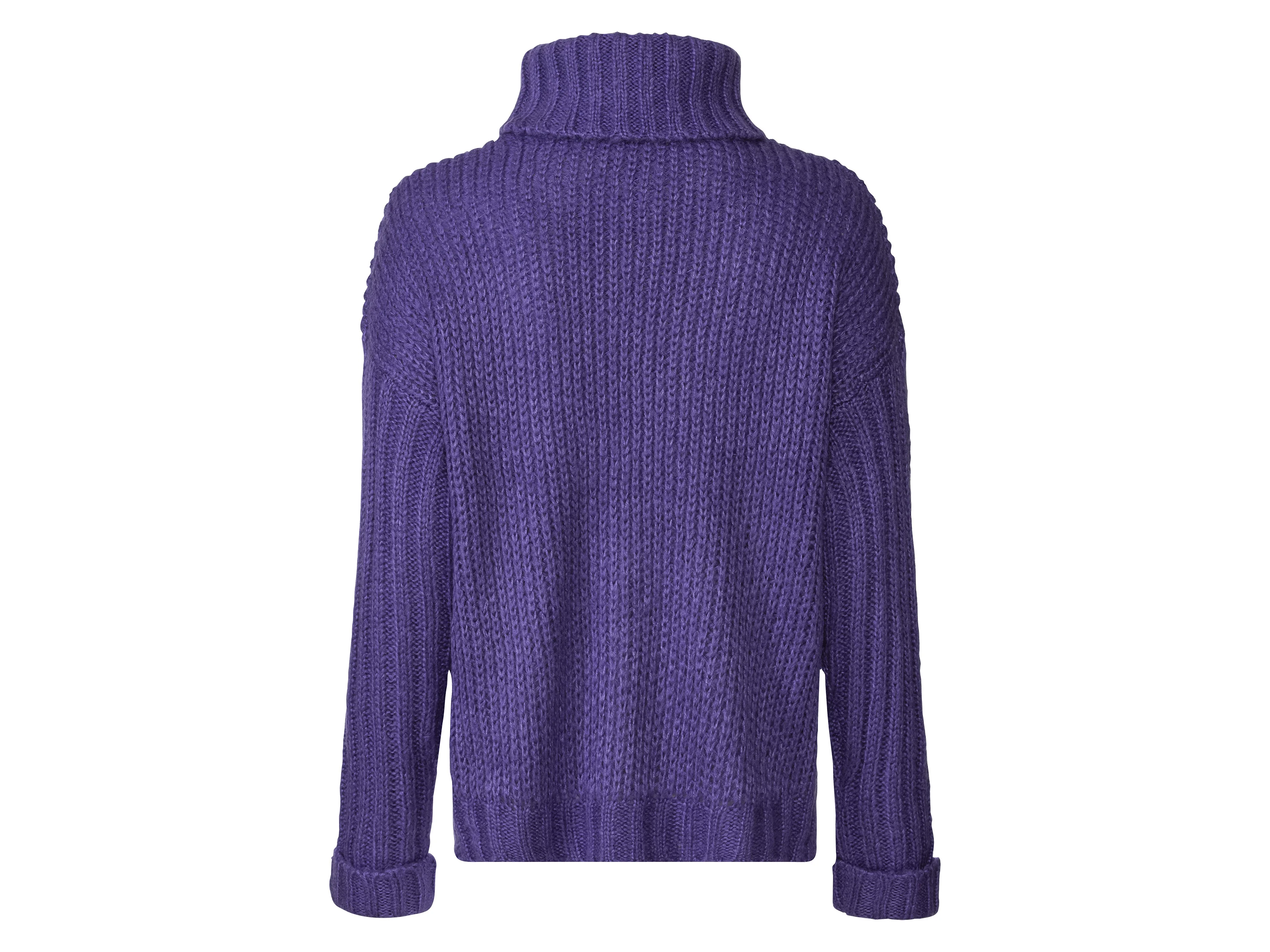 ESMARA® Damen Pullover Grobstrick (Lila, M(40/42)) – Bild 3 von 4