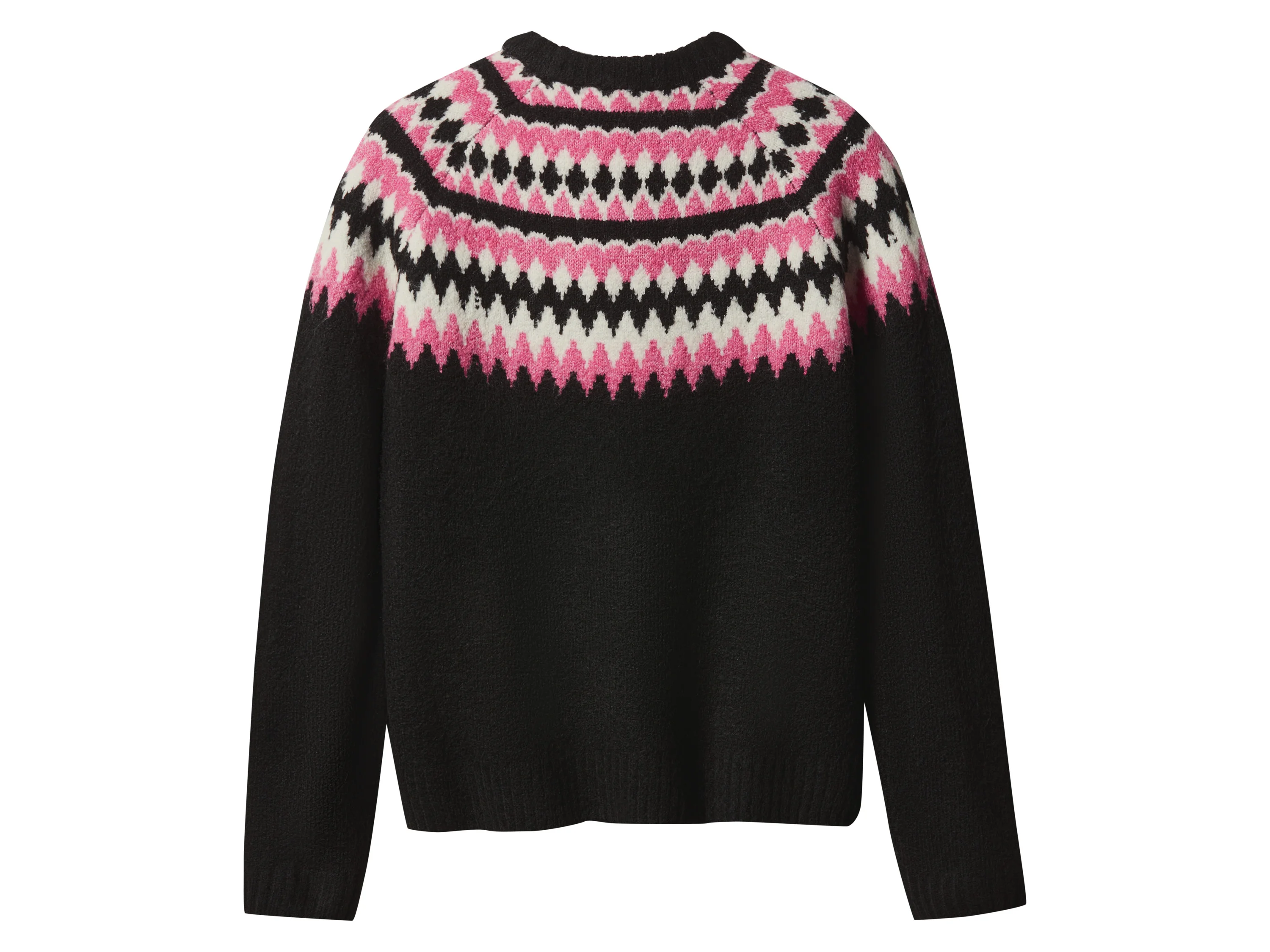 ESMARA® Damen Pullover Grobstrick (Schwarz, XS(32/34)) – Bild 3 von 3
