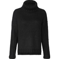 ESMARA® Damen Pullover Grobstrick (Schwarz, S(36/38))
