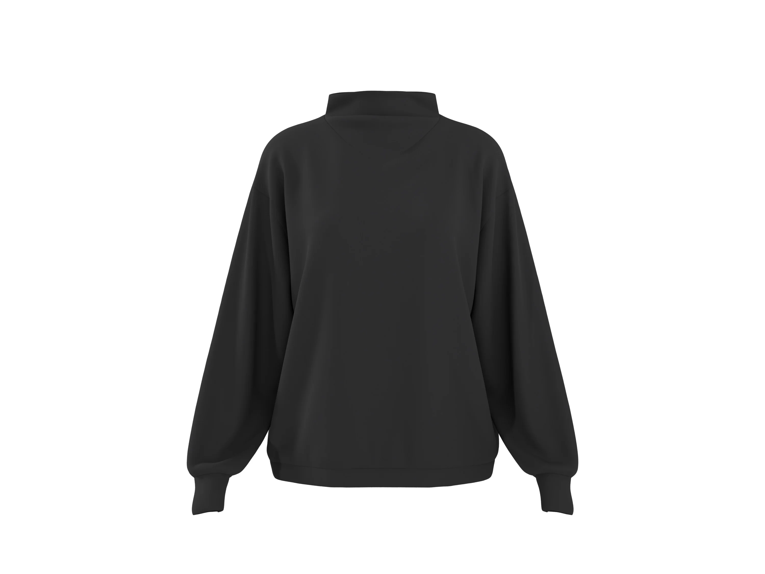ESMARA® Damen Pullover/Jacke Loungewear (Schwarz, XS(32/34)) – Bild 2 von 3