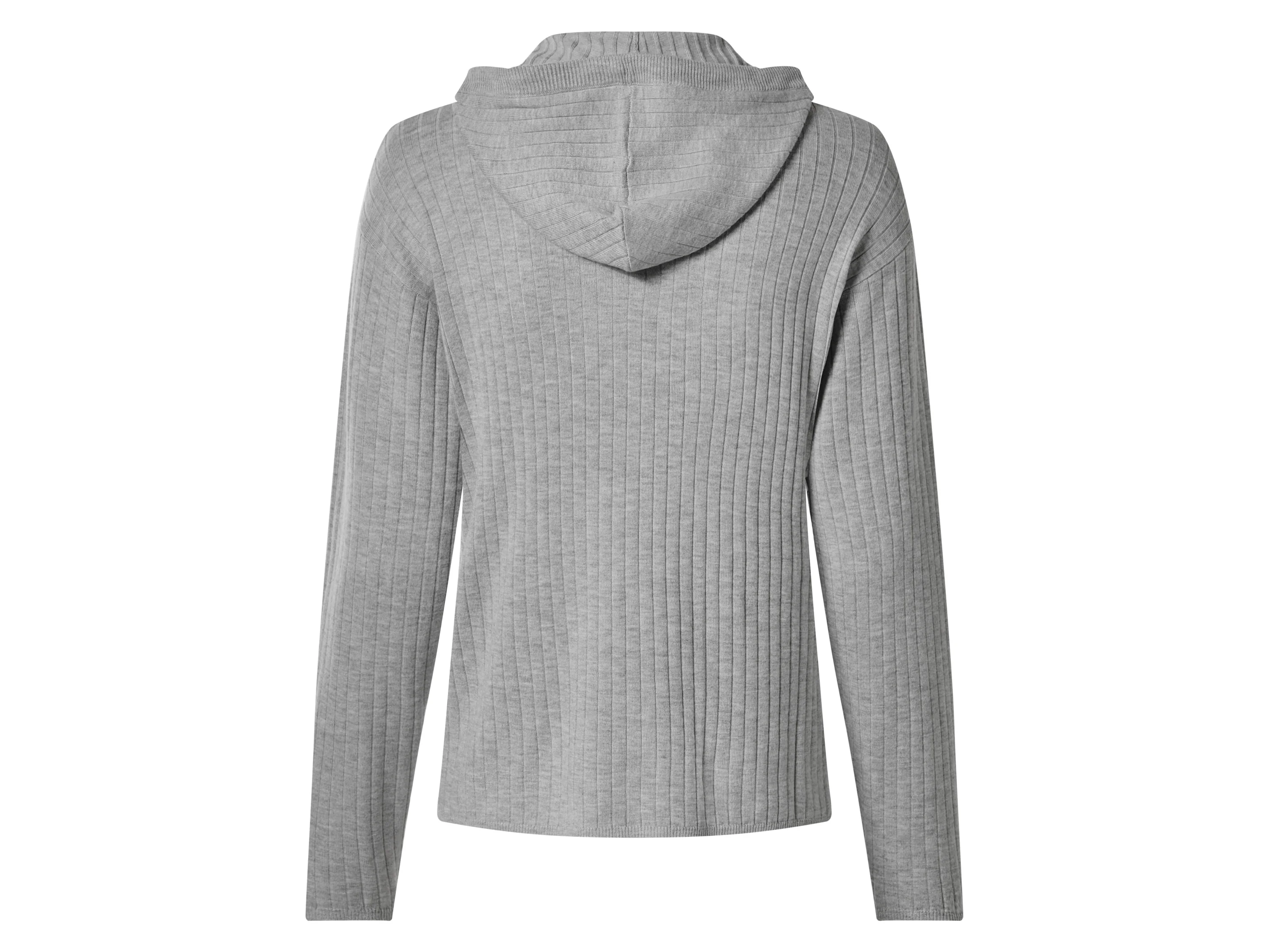 ESMARA® Damen Pullover Kapuze (Grau, S(36/38)) – Bild 3 von 4