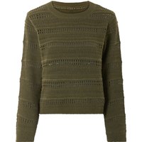 ESMARA® Damen Pullover (Khaki, S(36/38))