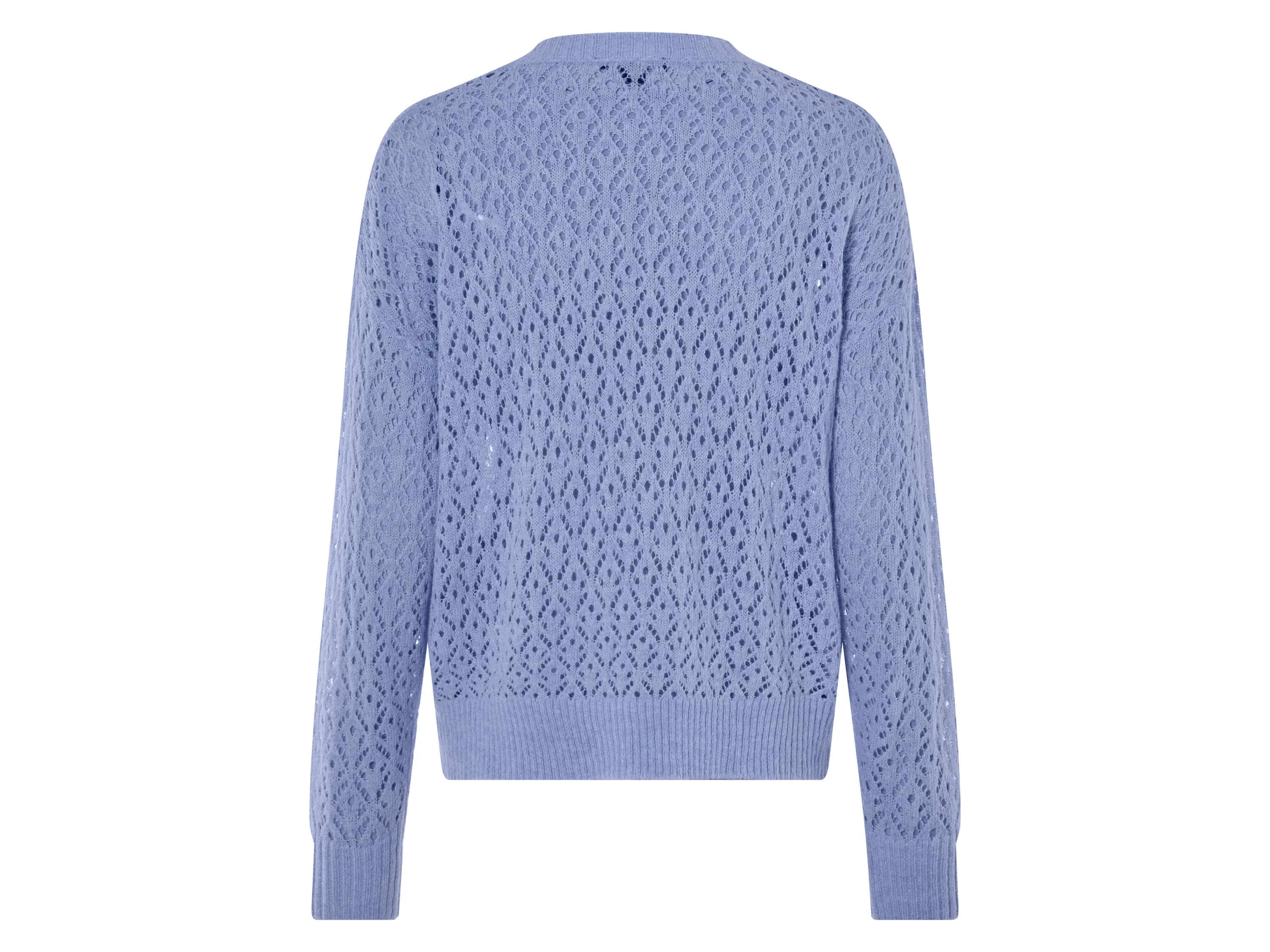 ESMARA® Damen Pullover Lochstrick (Lila, S (36/38)) – Bild 3 von 4