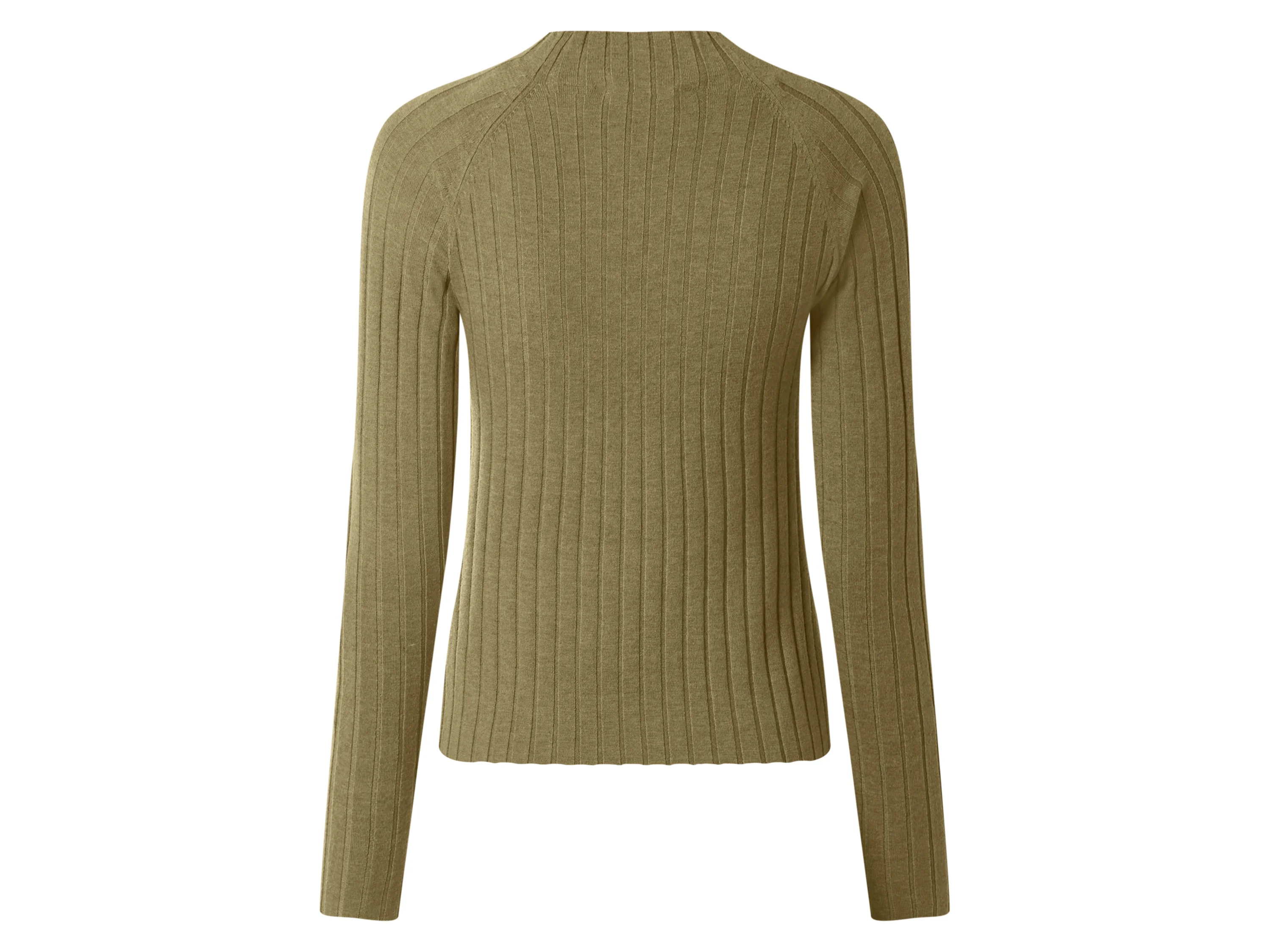 ESMARA® Damen Pullover Rippe (Olive, XL (48/50)) – Bild 3 von 4