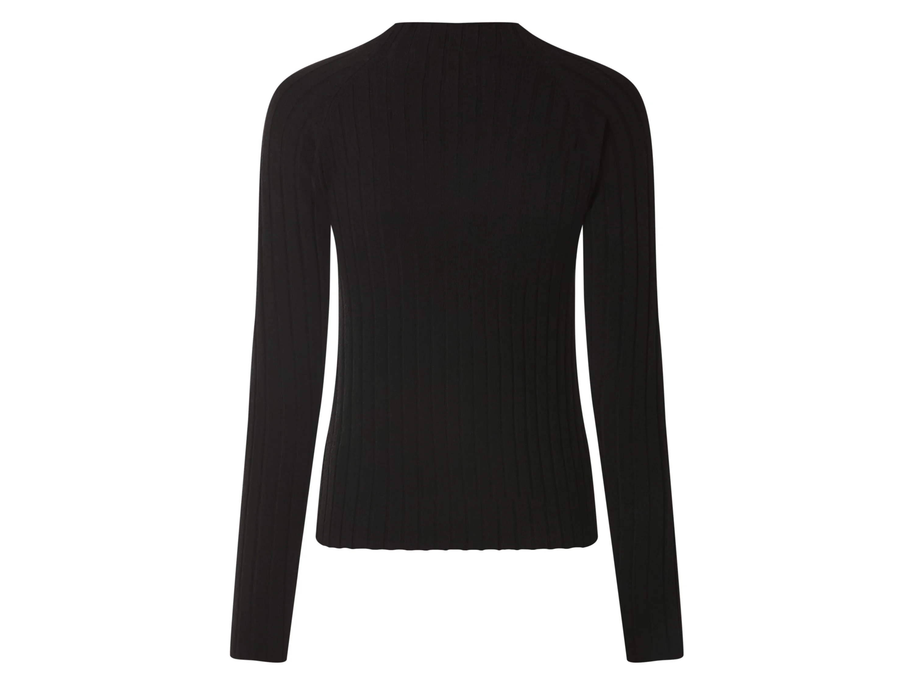 ESMARA® Damen Pullover Rippe (Schwarz, S (36/38)) – Bild 3 von 3