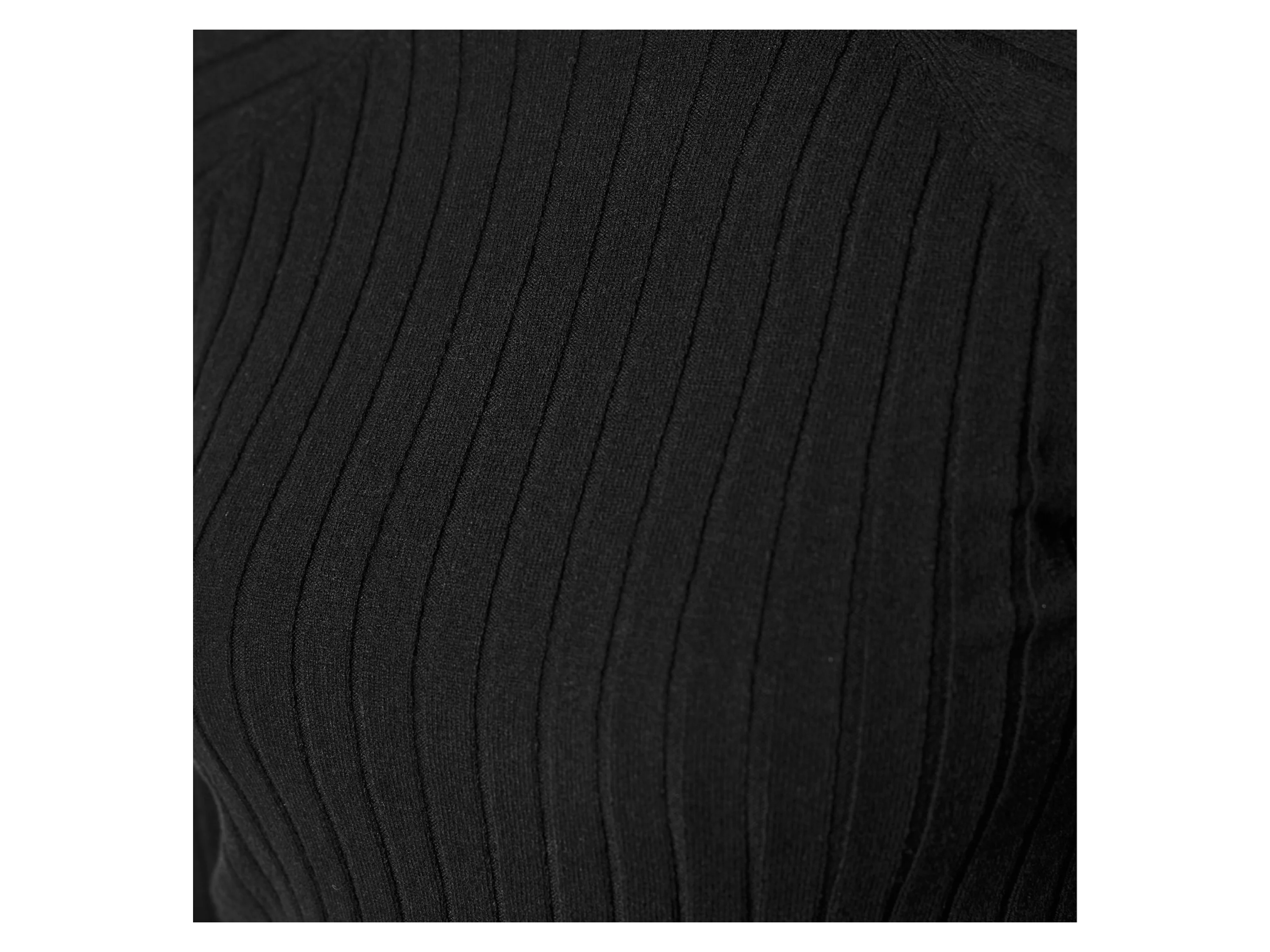 ESMARA® Damen Pullover Rippe (Schwarz, M (40/42)) – Bild 4 von 4