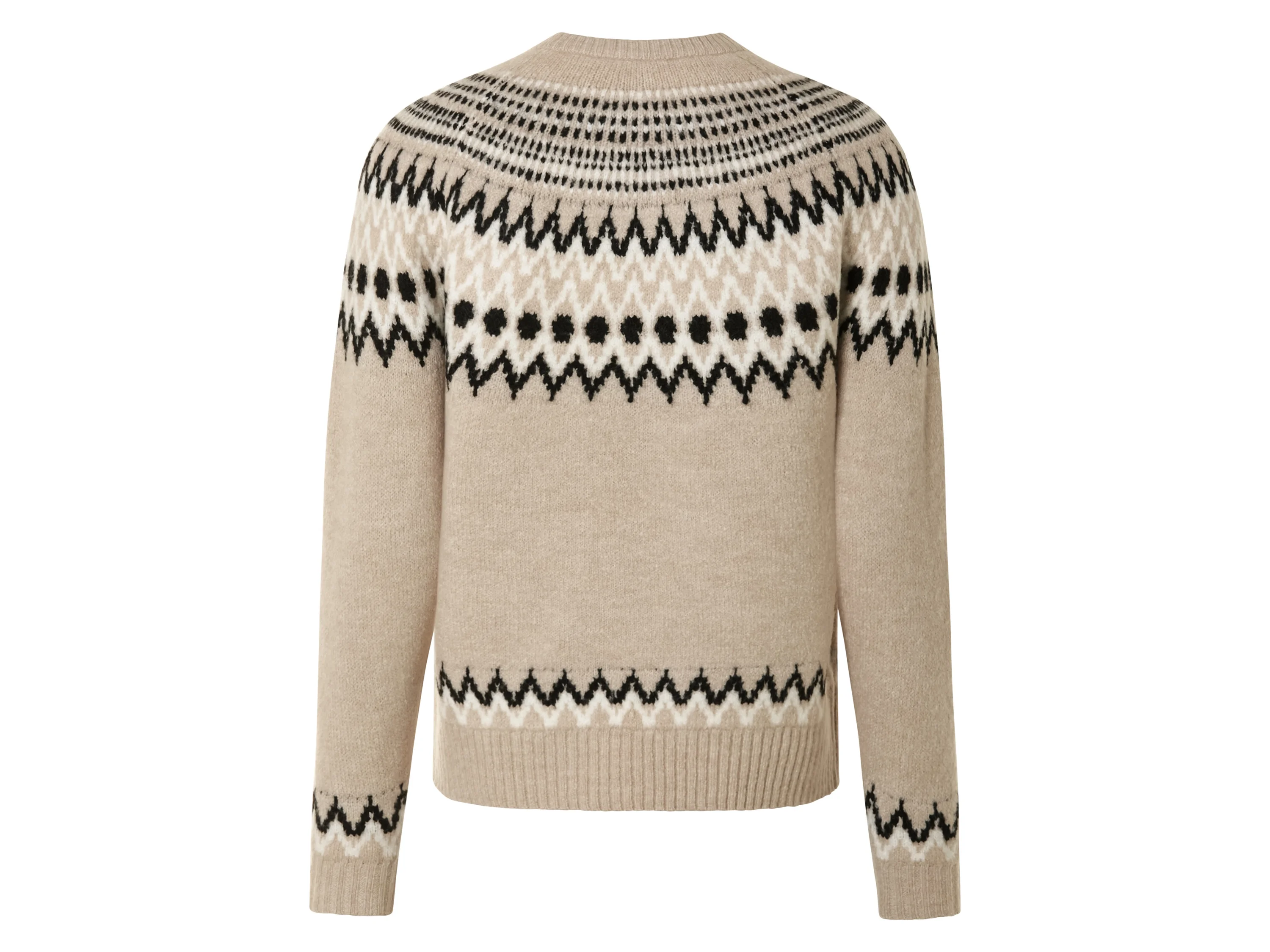 ESMARA® Damen Pullover Strick (Beige, XS(32/34)) – Bild 3 von 3