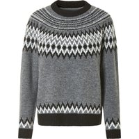 ESMARA® Damen Pullover Strick (Grau, XS(32/34))