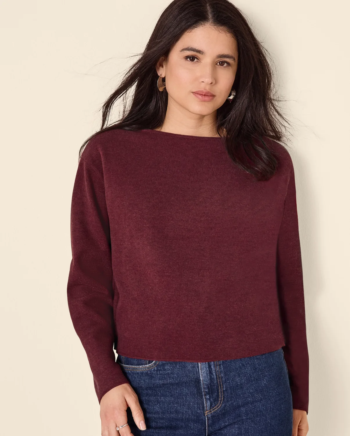 ESMARA® Damen Pullover Strick (Rot, XS(32/34)) – Bild 2 von 4