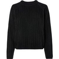 ESMARA® Damen Pullover Strick (Schwarz, XS(32/34))