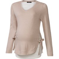 ESMARA® Damen Pullover Umstand (Beige, XS(32/34))