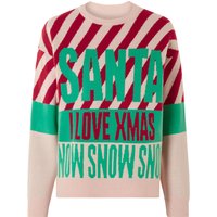 ESMARA® Damen Pullover Weihnachten (Rosa, S (36/38))