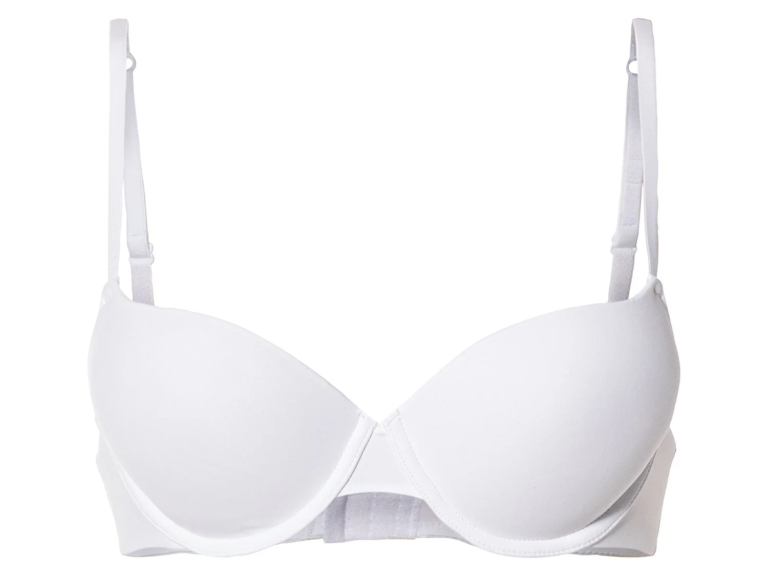 ESMARA® Damen Push Up BHs 2er Set (beige/weiß, 85B) – Bild 4 von 4