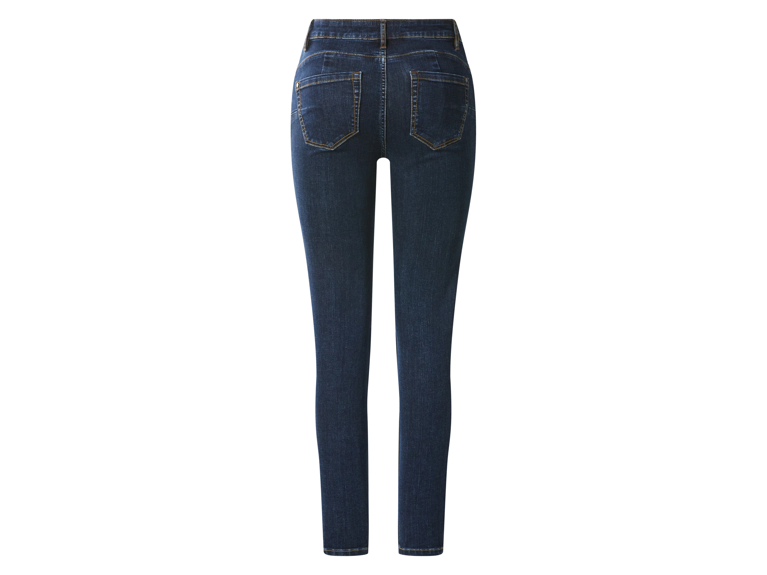 ESMARA® Damen Push-up-Jeans, Skinny Fit, normale Leibhöhe (Dunkelblau, 34) – Bild 2 von 2