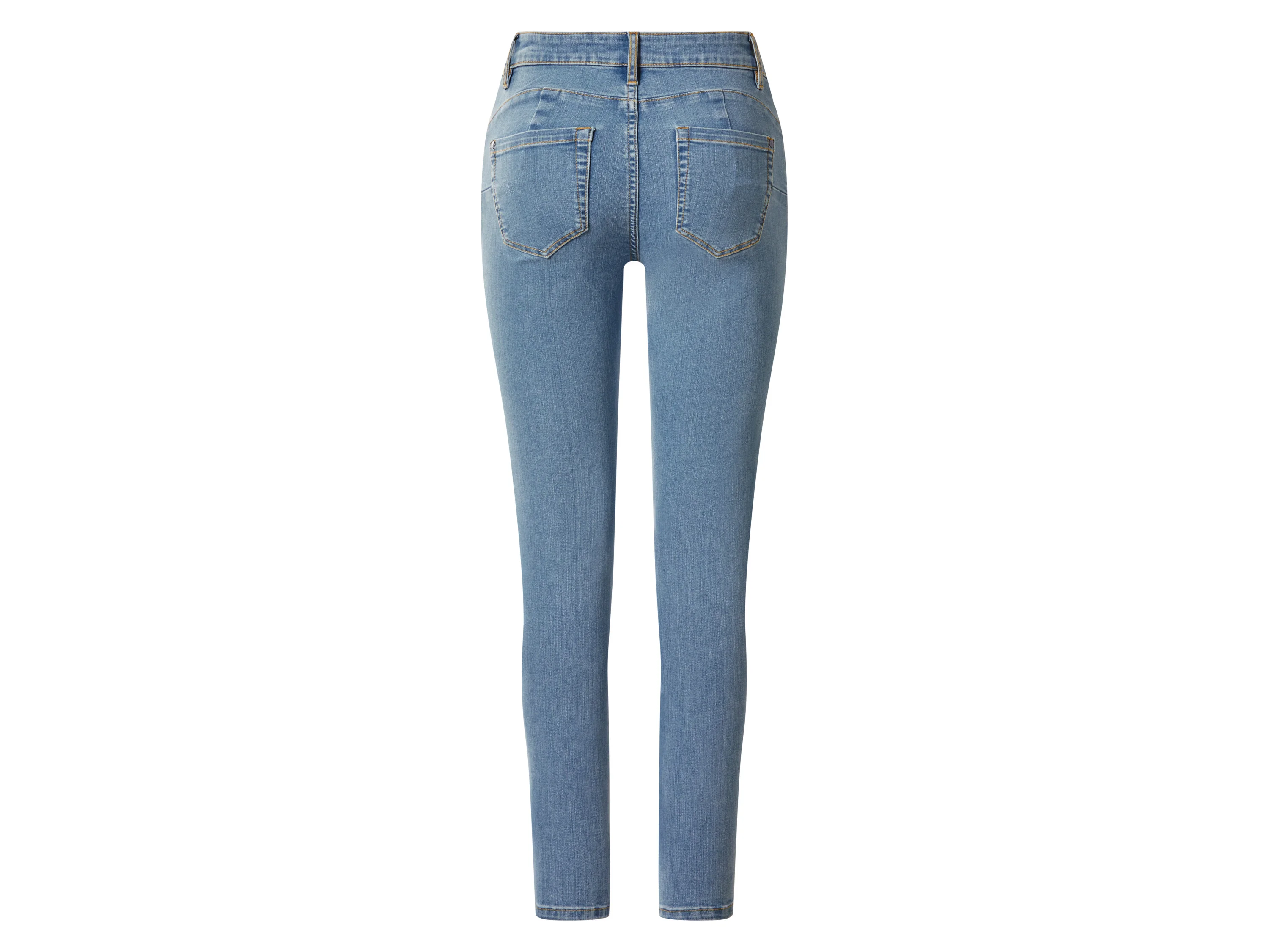 ESMARA® Damen Push-up-Jeans, Skinny Fit, normale Leibhöhe (Hellblau, 40) – Bild 2 von 2