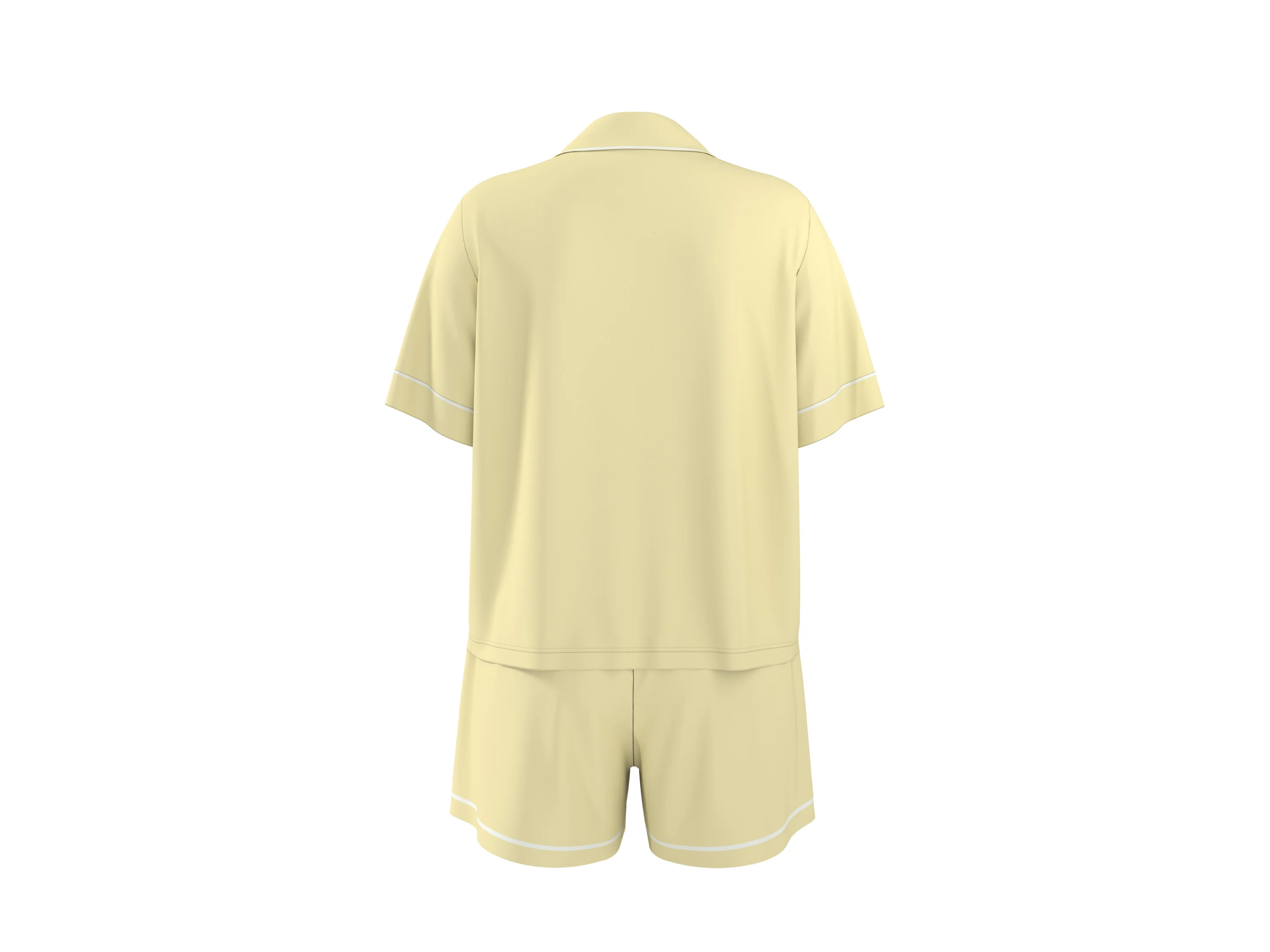ESMARA® Damen Pyjama (Gelb, XS(32/34)) – Bild 3 von 4