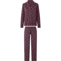 ESMARA® Damen Pyjama (Gemustert, L(44/46))