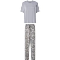 ESMARA® Damen Pyjama (Grau, S(36/38))