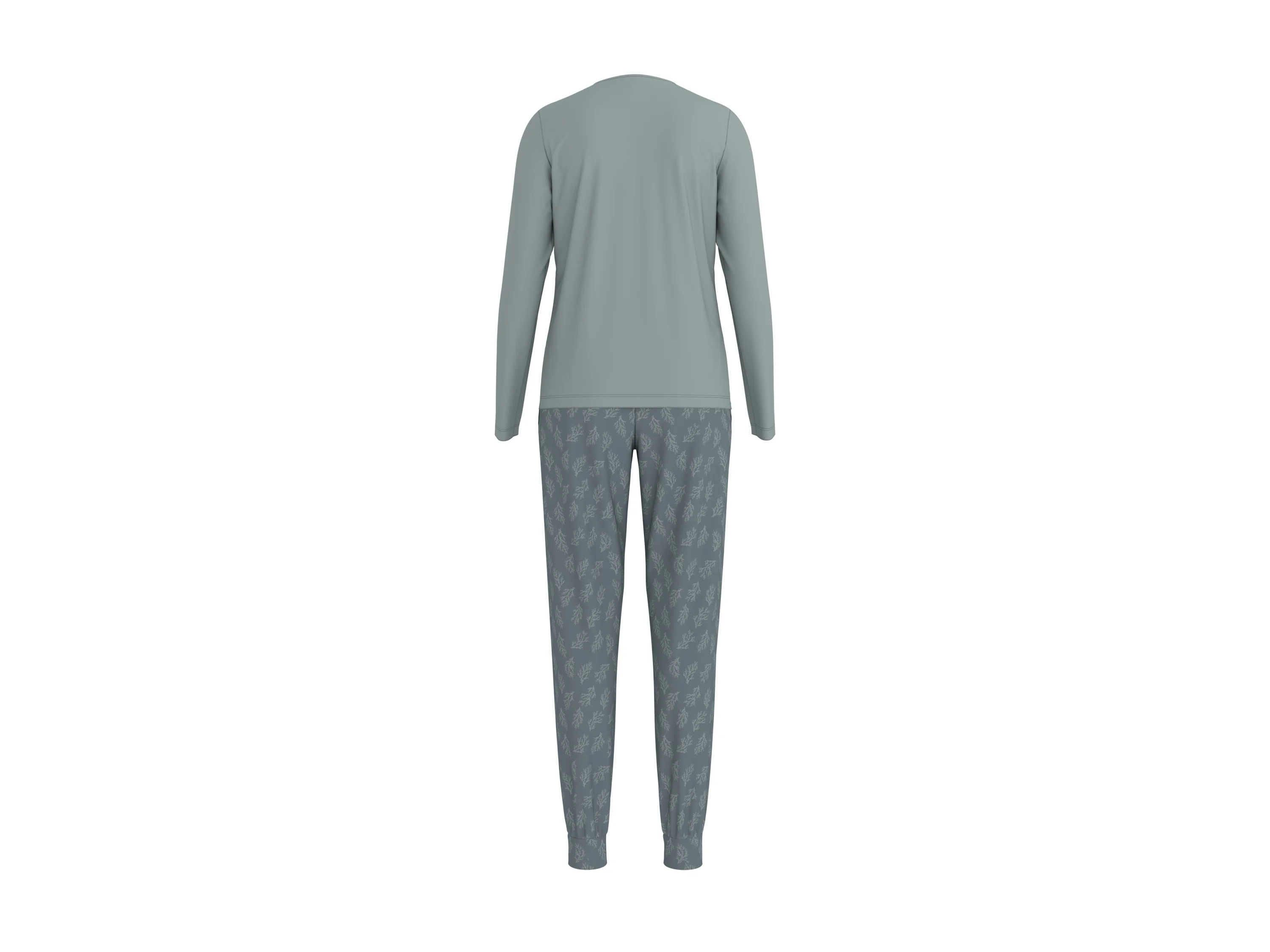 ESMARA® Damen Pyjama (Grün, S(36/38)) – Bild 2 von 4