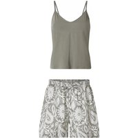 ESMARA® Damen Pyjama (Grün, S(36/38))