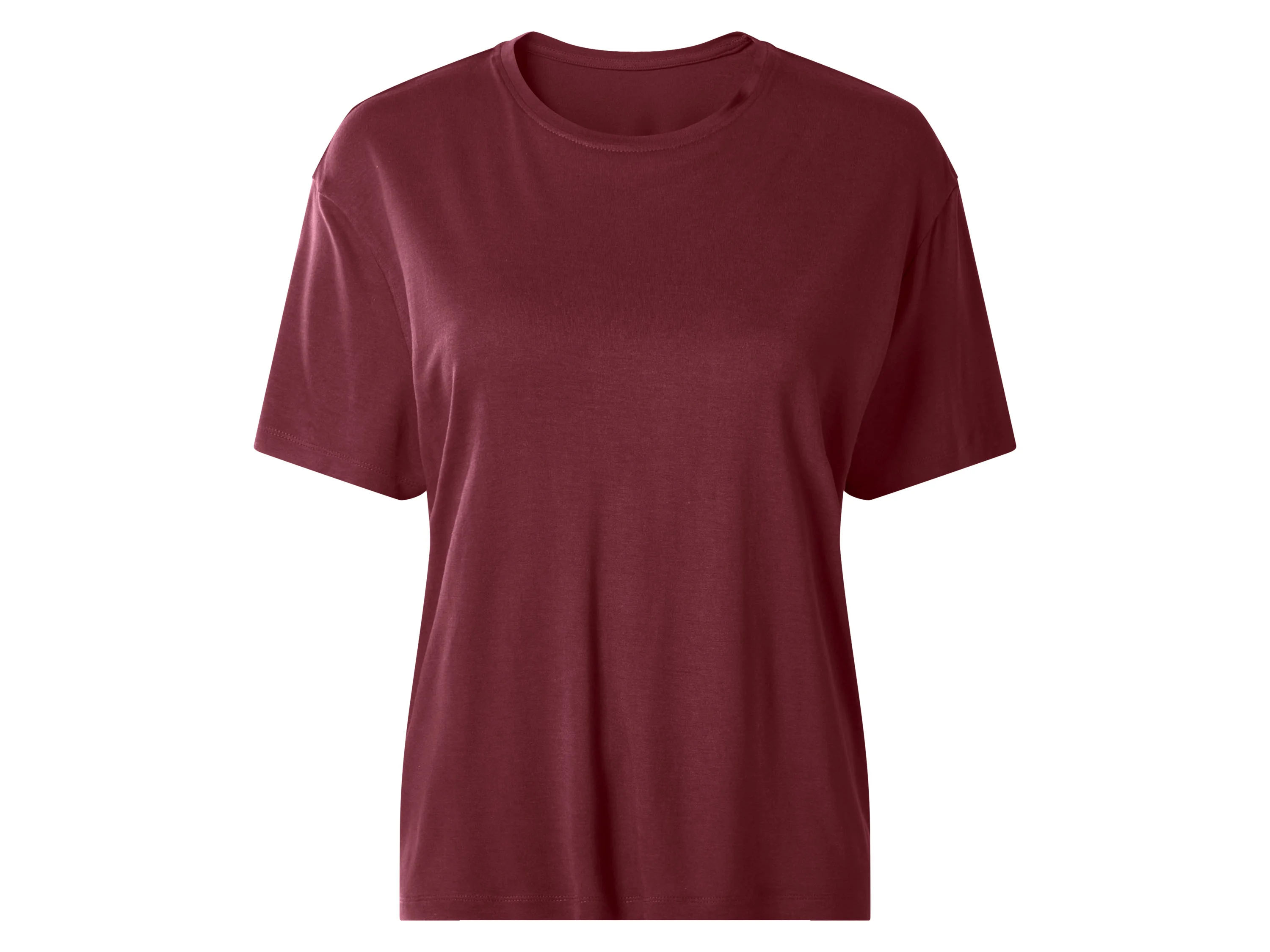 ESMARA® Damen Pyjama kurz/lang (Bordeaux, M(40/42)) – Bild 2 von 4