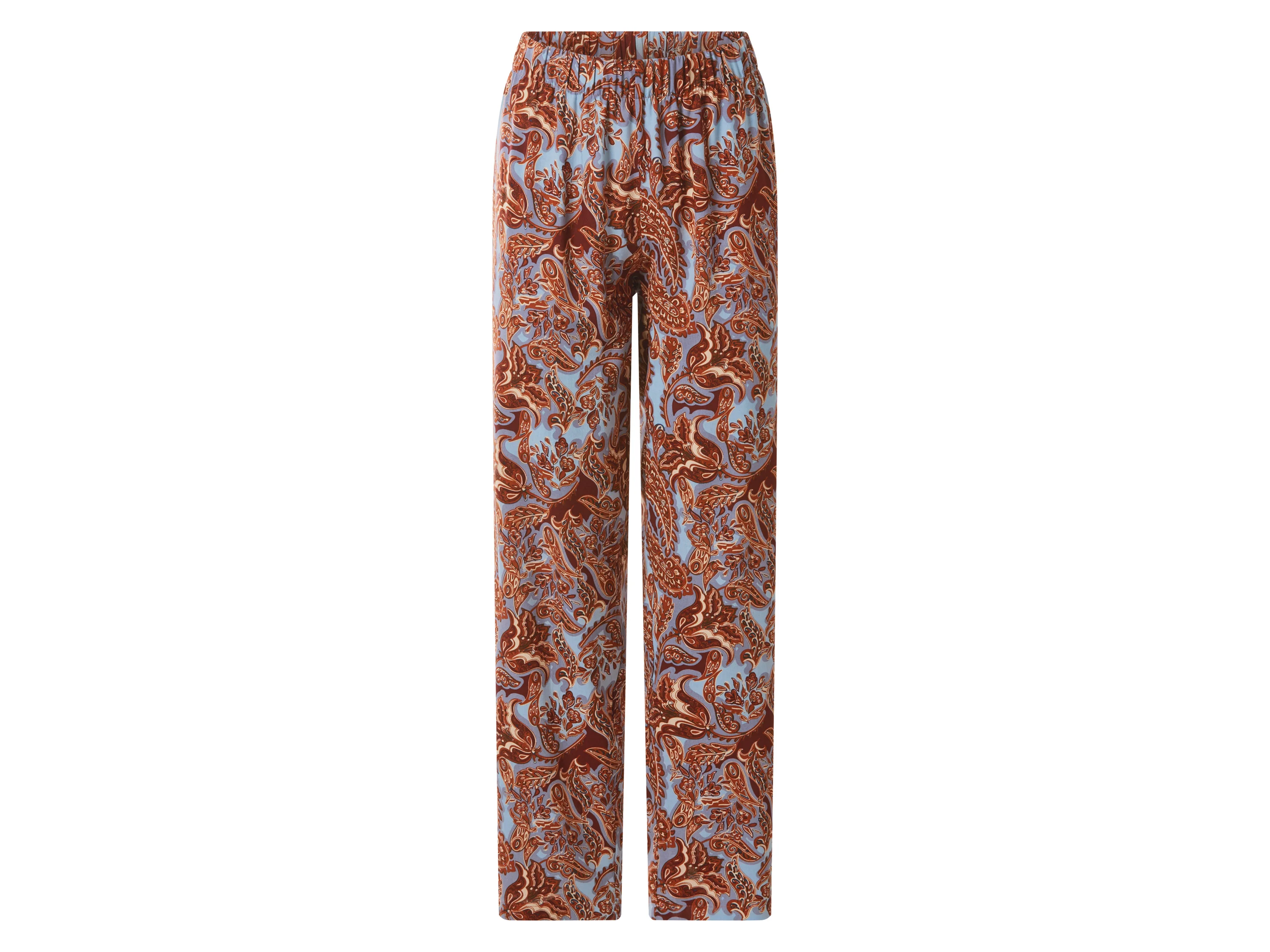 ESMARA® Damen Pyjama kurz/lang (Bordeaux, M(40/42)) – Bild 4 von 4