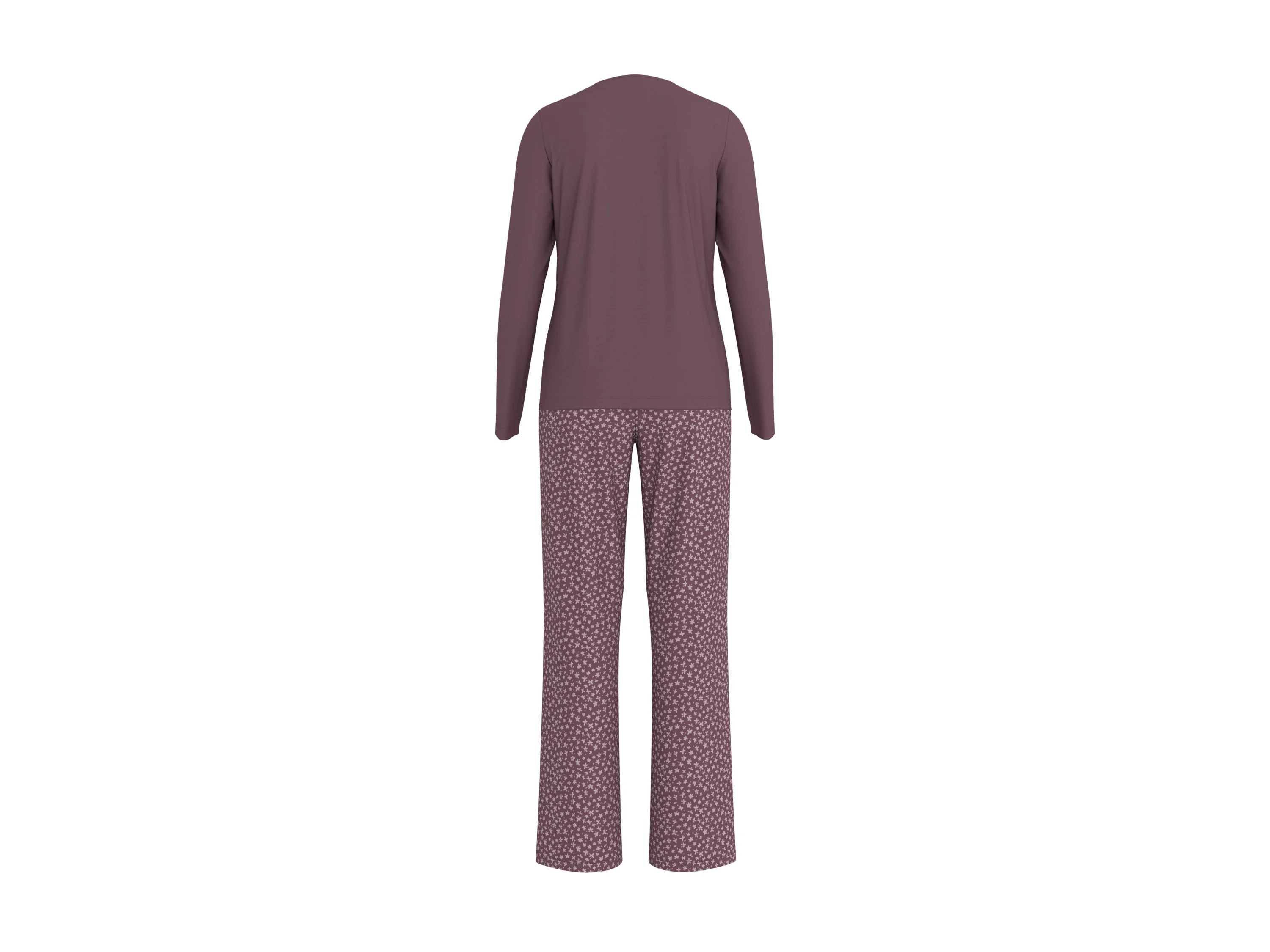 ESMARA® Damen Pyjama (Lila, S(36/38)) – Bild 2 von 4