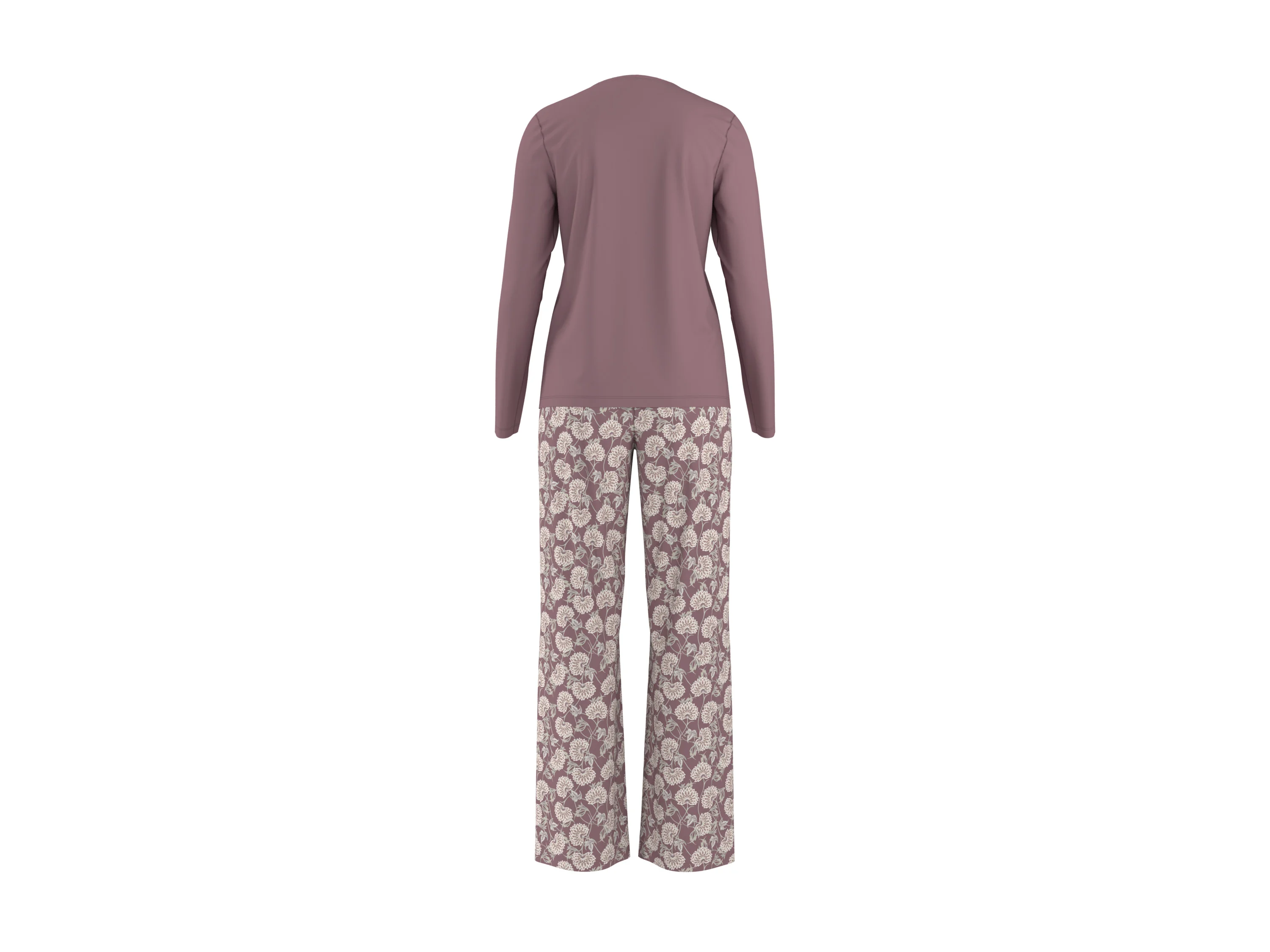 ESMARA® Damen Pyjama (Lila, XS (32/34)) – Bild 3 von 4