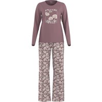 ESMARA® Damen Pyjama (Lila, S (36/38))