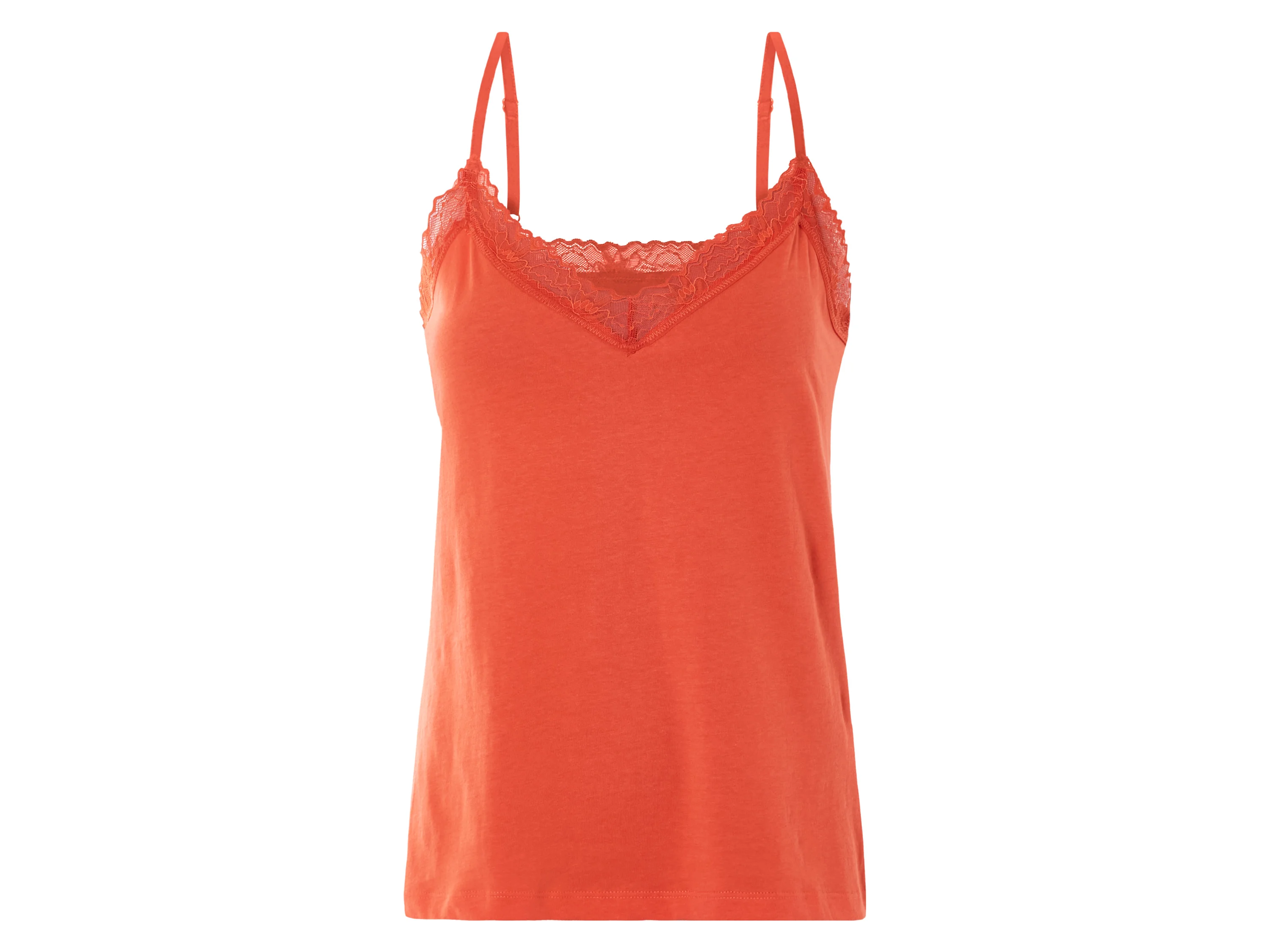 ESMARA® Damen Pyjama (Orange, L(44/46)) – Bild 2 von 4