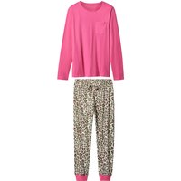 ESMARA® Damen Pyjama (Pink, S(36/38))