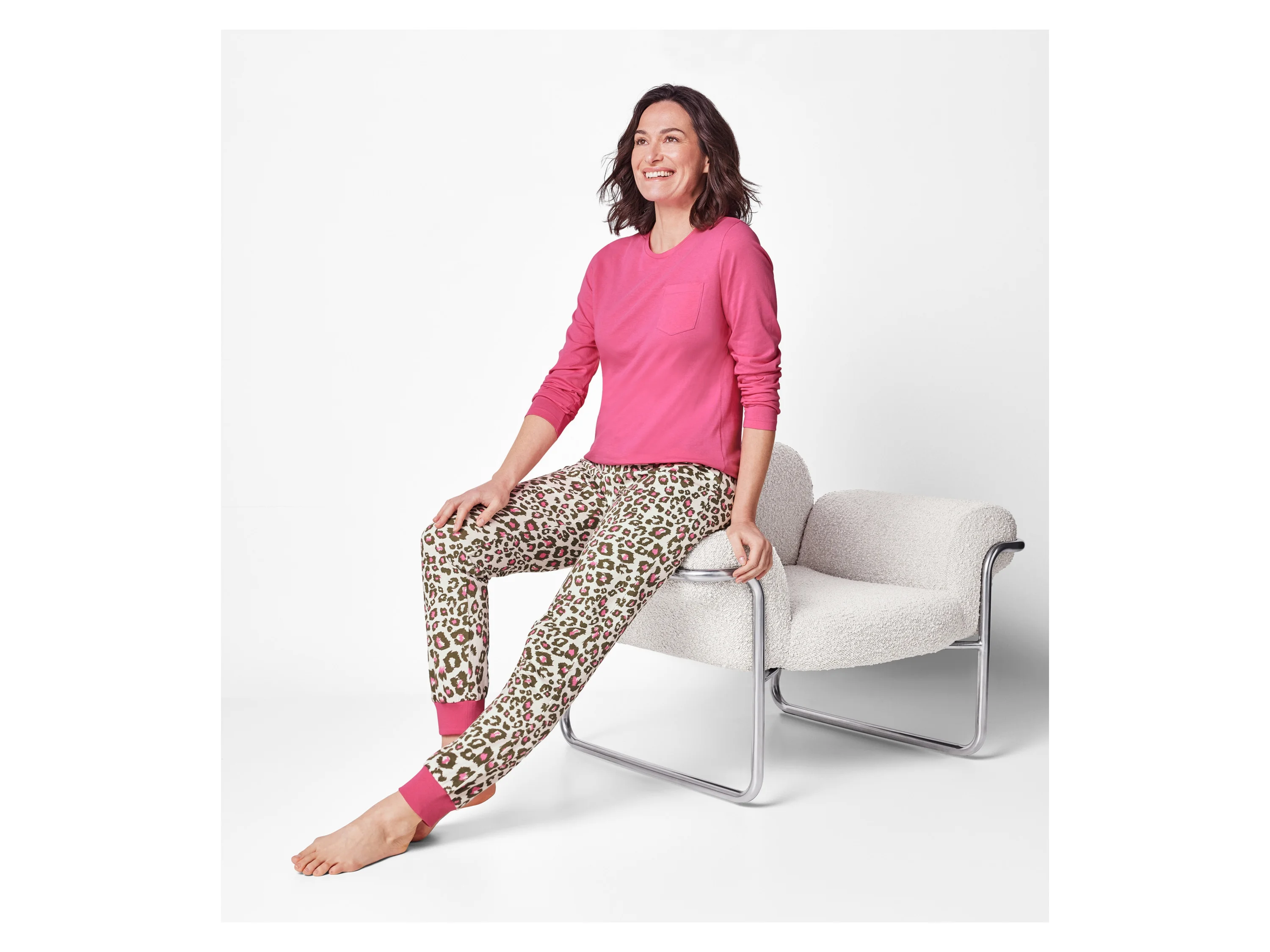 ESMARA® Damen Pyjama (Pink, XS(32/34)) – Bild 3 von 4