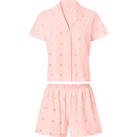 ESMARA® Damen Pyjama (Rosa, XS(32/34))