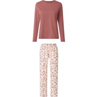 ESMARA® Damen Pyjama (Rosa, XS(32/34))