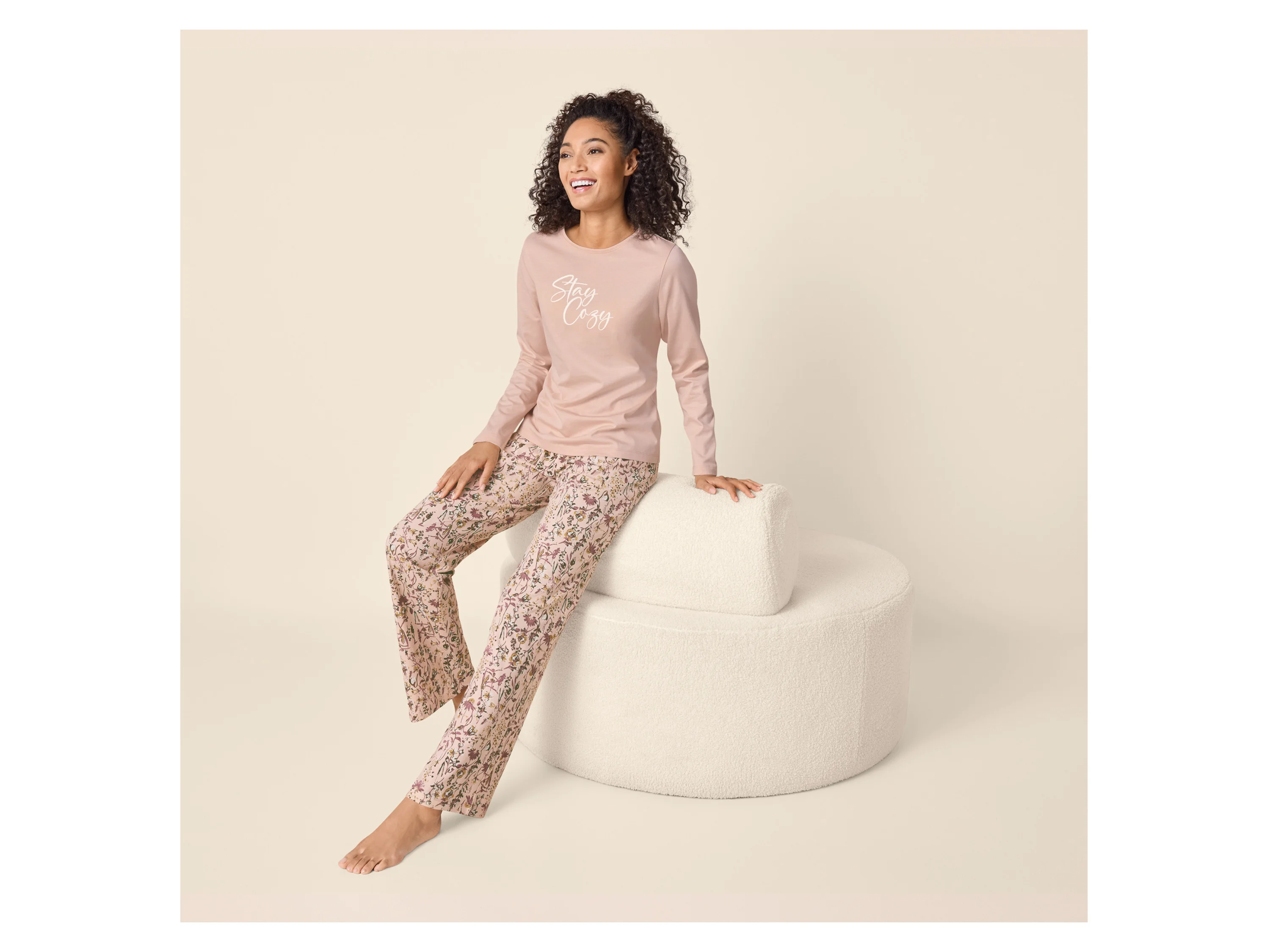 ESMARA® Damen Pyjama (Rosé, S (36/38)) – Bild 3 von 4