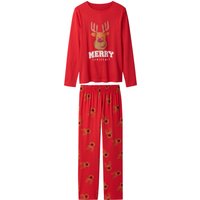 ESMARA® Damen Pyjama (Rot, M(40/42))