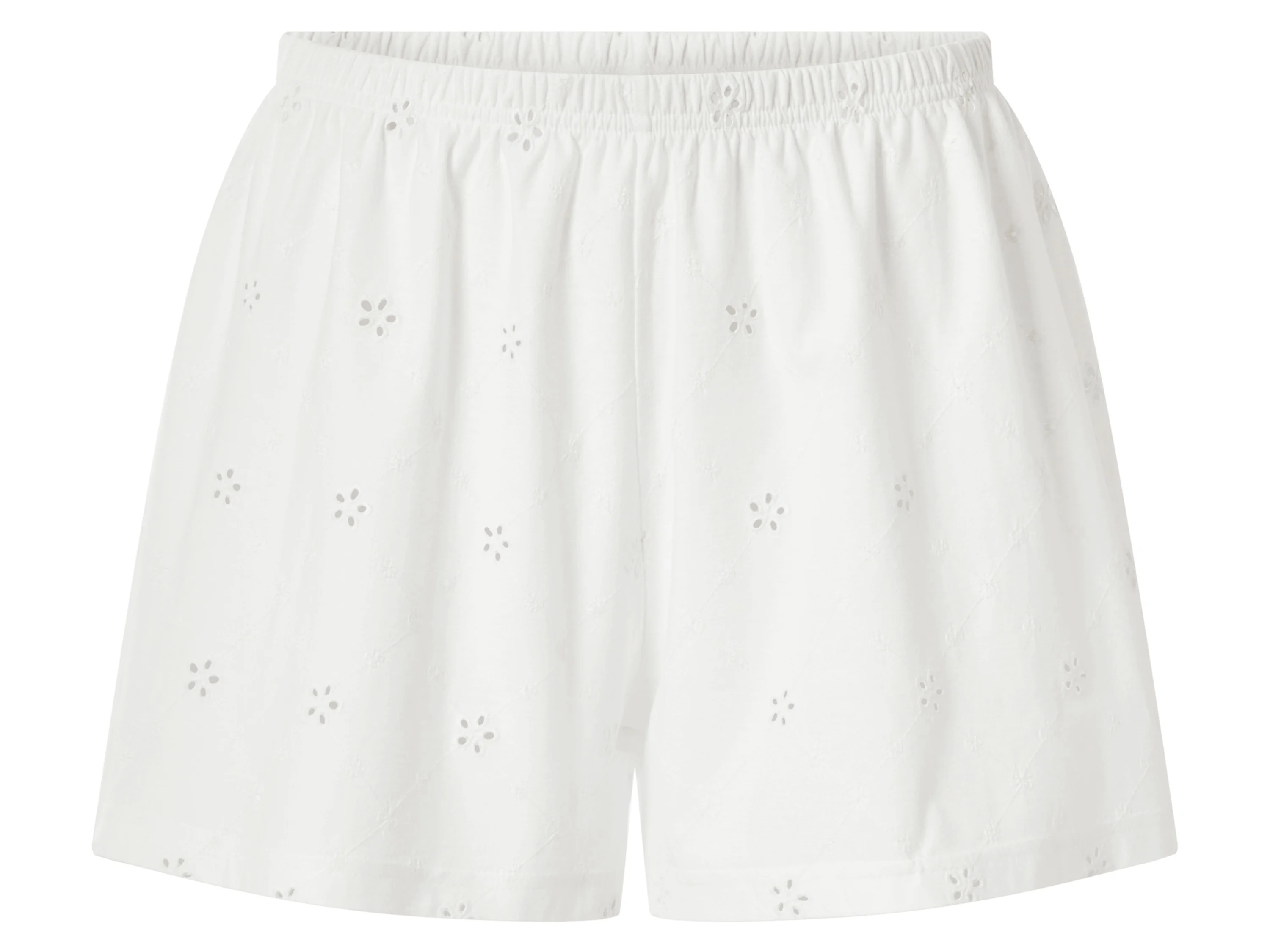 ESMARA® Damen Pyjama (Weiß, L(44/46)) – Bild 4 von 4