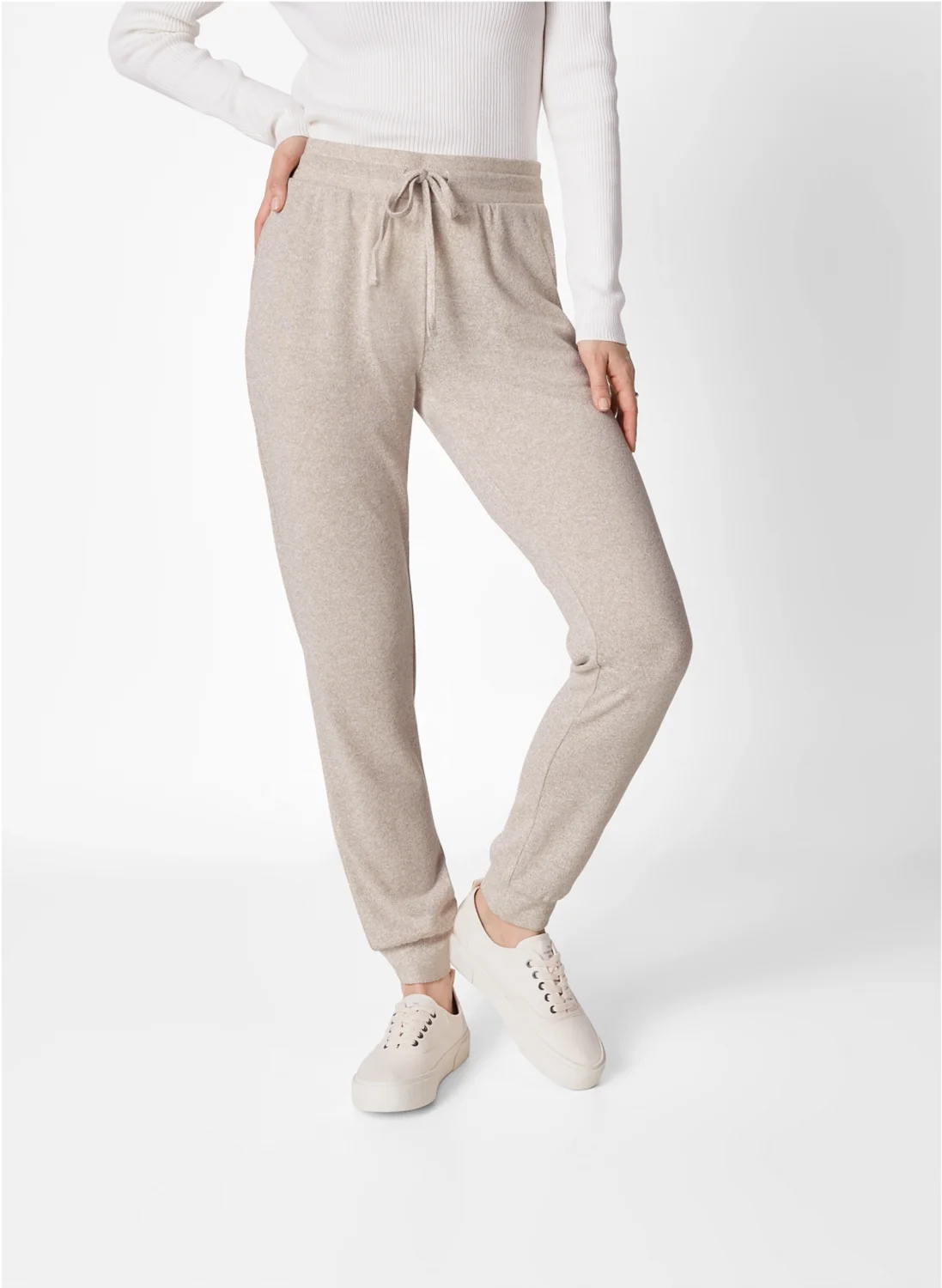 ESMARA® Damen Relaxhose (Beige, M(40/42)) – Bild 2 von 4