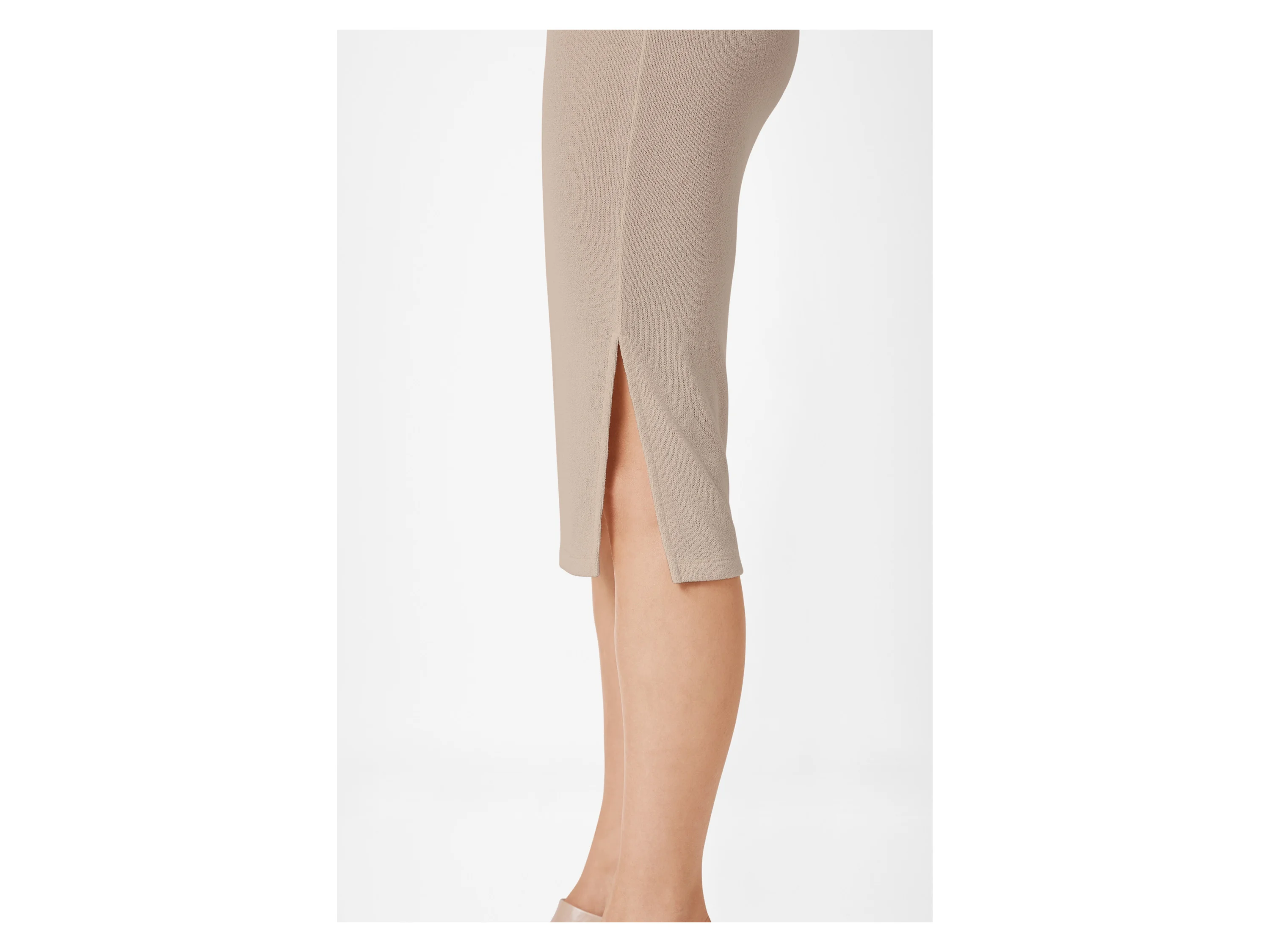 ESMARA® Damen Rock Midi (Beige, XS(32/34)) – Bild 4 von 4
