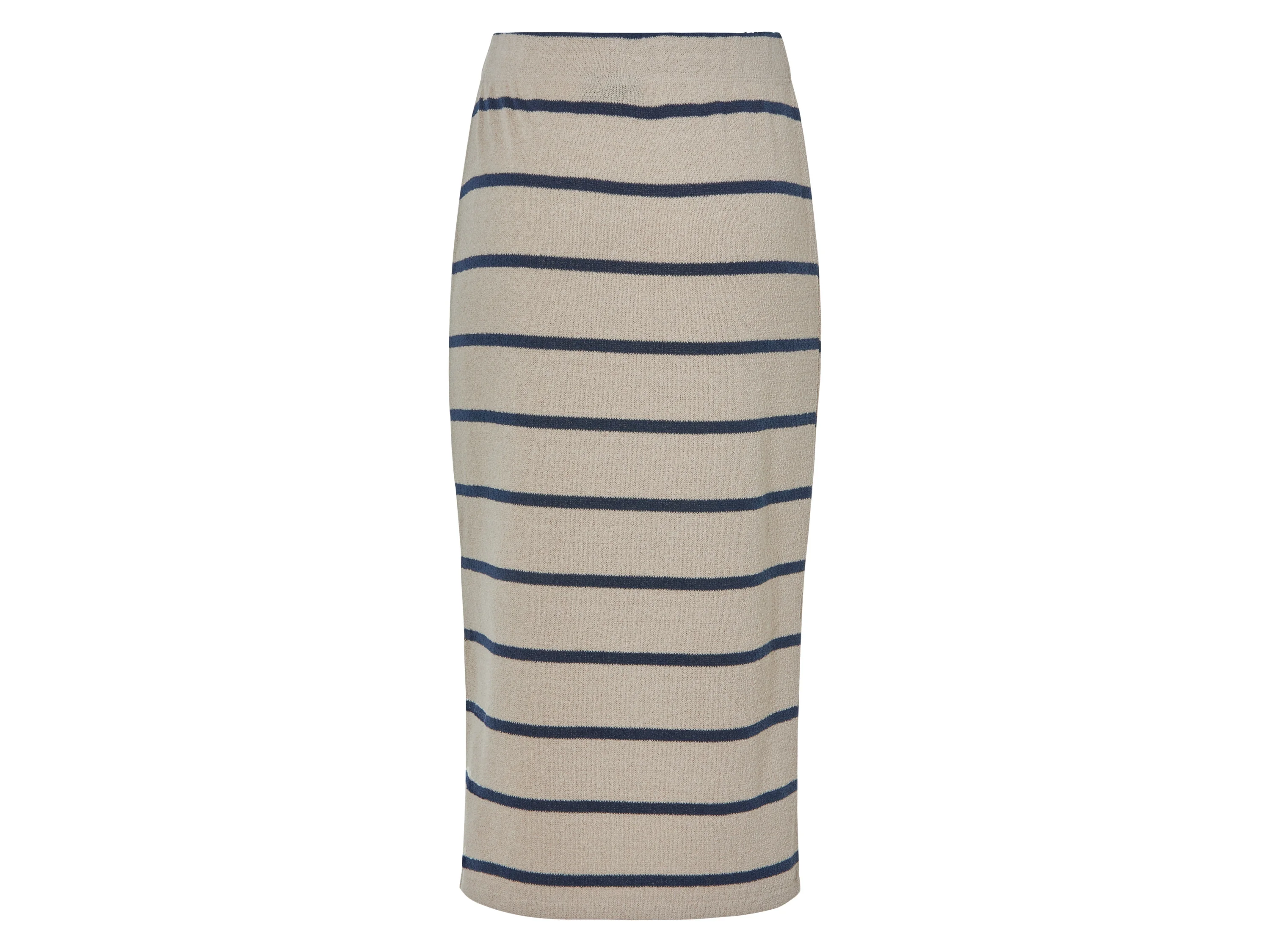 ESMARA® Damen Rock Midi (beige/marine, M(40/42)) – Bild 3 von 4