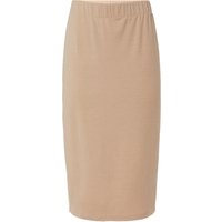 ESMARA® Damen Rock Midi (Beige, S(36/38))