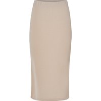 ESMARA® Damen Rock Midi (Beige, S(36/38))