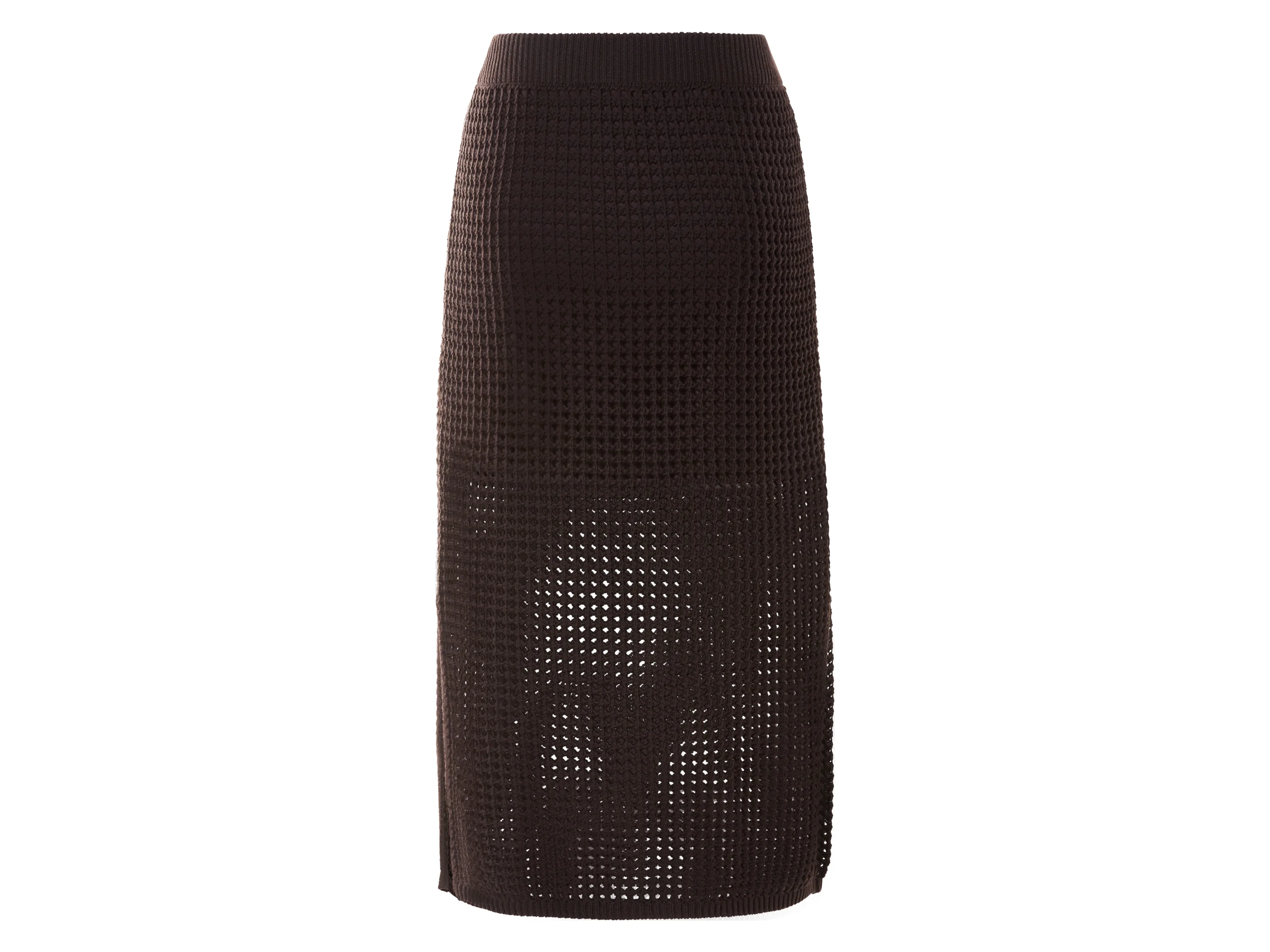 ESMARA® Damen Rock Midi (Braun, M(40/42)) – Bild 3 von 4