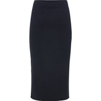 ESMARA® Damen Rock Midi (Marine, S(36/38))