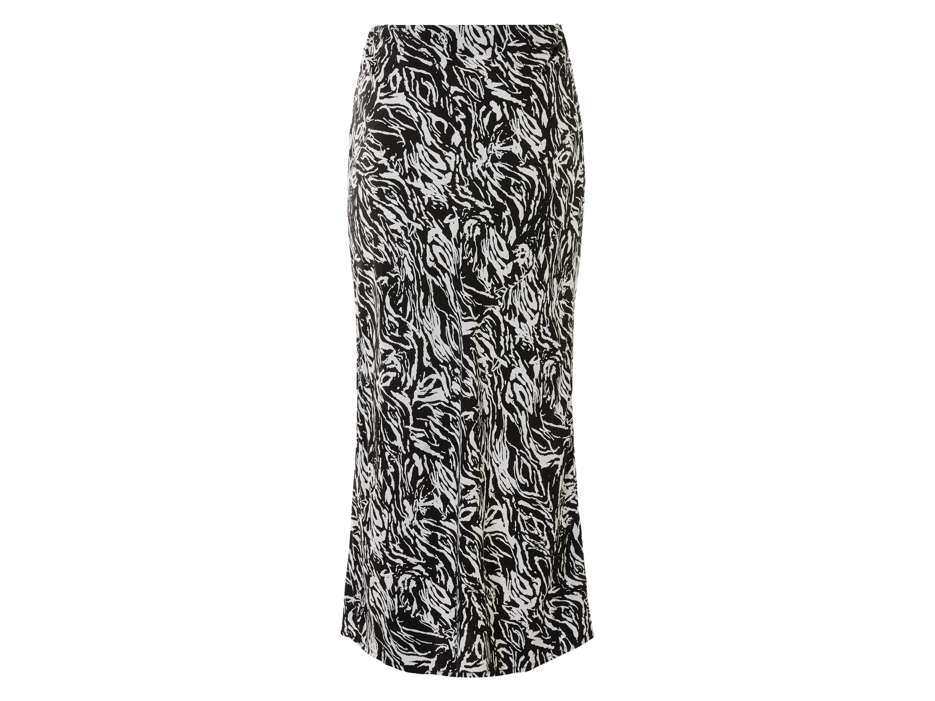 ESMARA® Damen Rock Midi (schwarz/beige, 34) – Bild 3 von 3